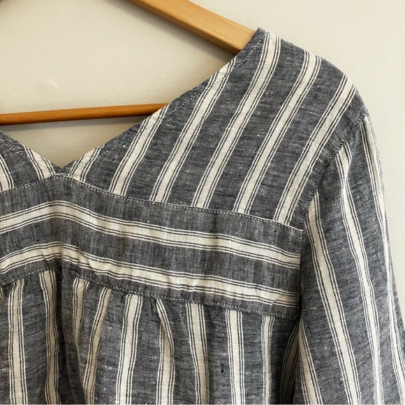 100% Linen Christian Soriano Blouse - Picture 4 of 8